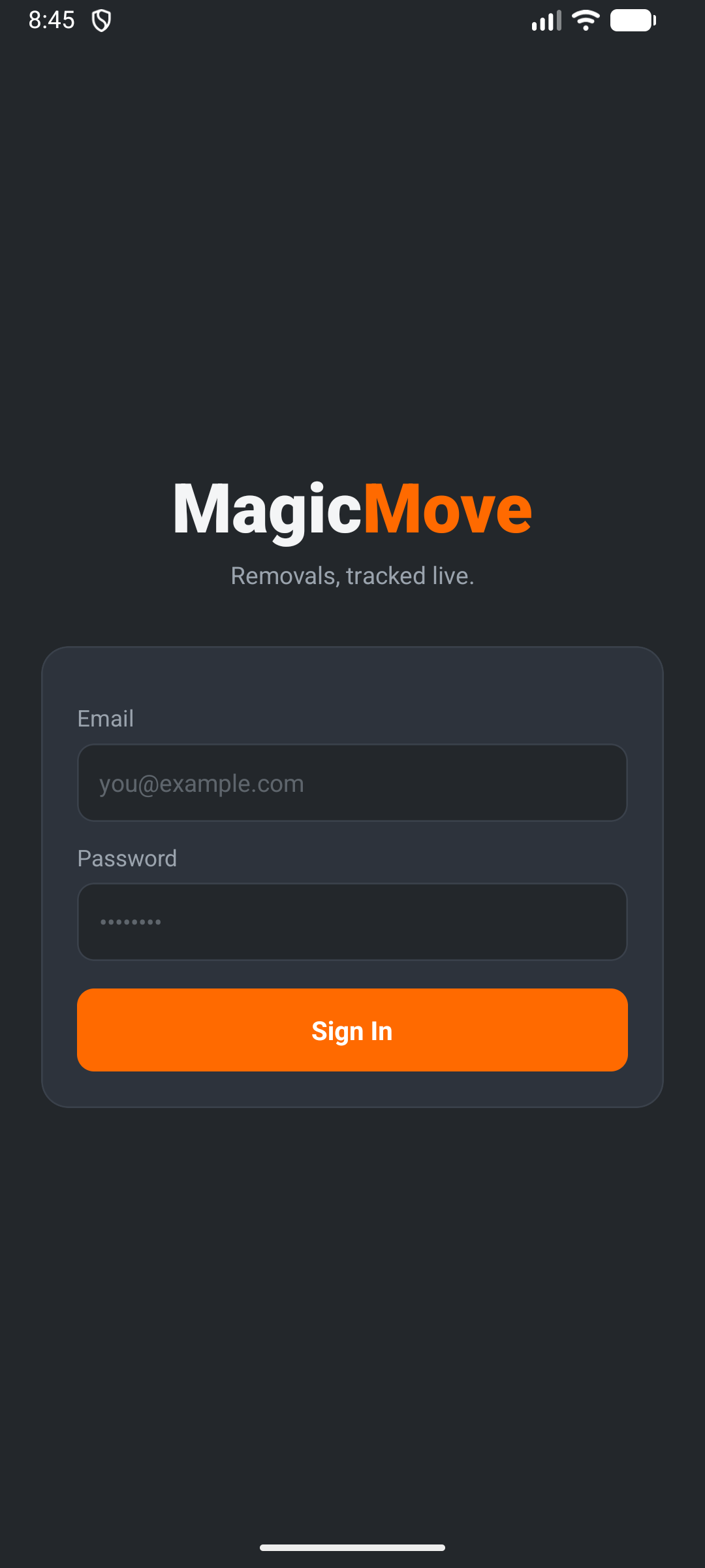 App login
